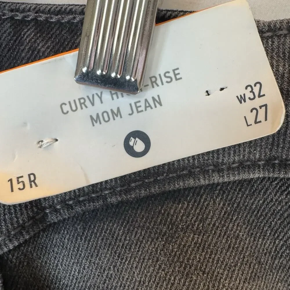 Hollister Women’s 15R High Rise Black Two-Toned Jeans Vintage Stretch 32x27 NWT - Picture 6 of 10